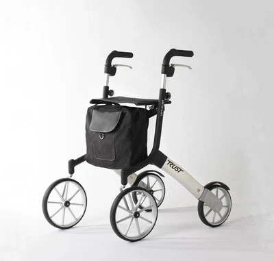 TRUSTCARE Trust Care Leichtgewicht Outdoor Rollator Let's Go Out faltbar große Räder 6,2kg