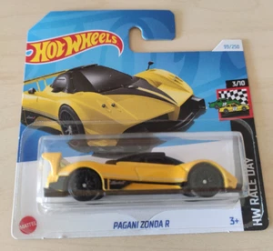 Hot Wheels Pagani Zonda R HW Race Day 3/10 2024 99/250 HTD82 Gialla - Foto 1 di 2