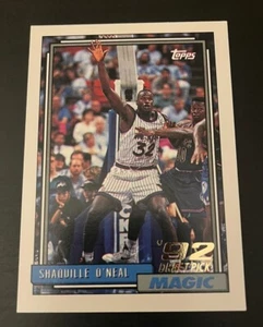 Shaquille O'Neal HOF Basketball Player - 1993 Topps 92 Draft Pick #362 - Picture 1 of 2