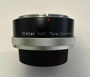 Vivitar MC Tele Converter 2X-4 - Has lens caps for both ends - Picture 1 of 6