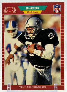 1989 Pro Set football - Bo Jackson #185 - Los Angeles Raiders!