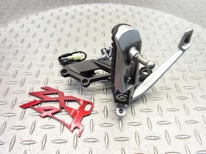 2007 06 07 Kawasaki ZX1400 ZX14R ZX14 Right Rearset Brake Pedal Peg Bracket - Picture 1 of 10