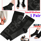 2 x Foot Angel Ankle Compression Sleeve Anti Fatigue Heel Arch Pain Relief Socks