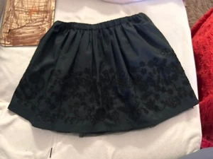 Lands End Kids Red Black Skirt Size M 5-6 - Picture 1 of 4