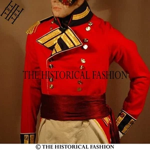 Uniforme de Batallón Real Uniforme de 10 Batallón Hombres Rojo Lana Uniforme Británico - Imagen 1 de 5