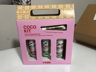 Victoria Secret 可可套件 带冷却全新密封 HTF 套件 带停产 Coco Chill — 第 1/4 张图片