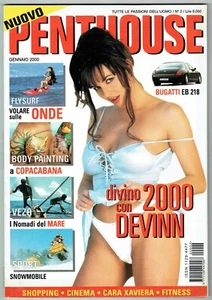 PENTHOUSE 2000 GENNAIO=DEVINN LANE MAGAZINE COVER RIVISTA ISSUE= - Foto 1 di 1