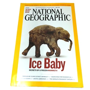 National Geographic May 2009 Ice Baby Secrets of a Frozen Mammoth - Picture 1 of 1