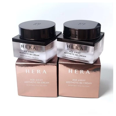 HERA Age Away Aesthetic BX Crema 50 ml (25 ml + 25 ml) BX Péptidos Colágeno Real Foto 1 de 4