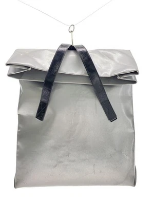 FREITAG Silver PVC Backpack  with Wear and Scratches - Image 1 of 4