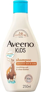 Champú Aveeno Baby Kids 250 ml | Enriquecido con avena calmante y manteca de karité - Imagen 1 de 6