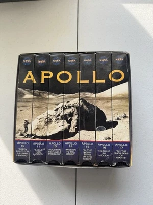 Apollo: Missions to the Moon VHS Box Set 1995 Dastar Apollo 10 11 13 14 15 16 17 - Image 1 of 4