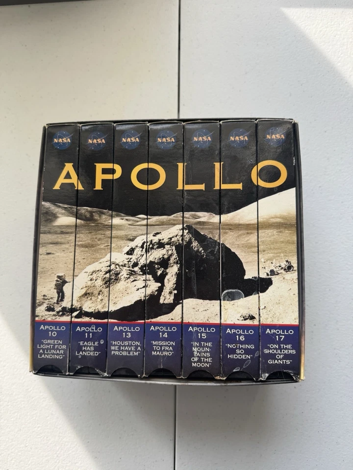Apollo: Missions to the Moon VHS Box Set 1995 Dastar Apollo 10 11 13 14 15 16 17 - Image 1 of 4