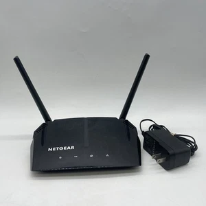 Netgear AC1200 Dual Band WiFi Router- Black Model R6120 - Afbeelding 1 van 9