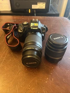 Canon EOS Rebel T1i DS126231 Camera Body, 75-300 And 18-55mm Lenses Q21 - Picture 1 of 13