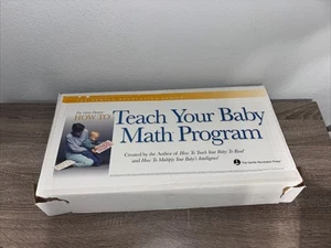 How To Teach Your Baby Math & Read Kit 2006 Glenn Doman Equations Numeral Cards - Picture 1 of 6