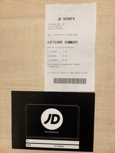 JD Sports Gift Card £25 - Picture 1 of 1