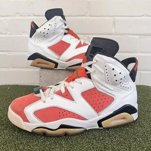 Nike Air Jordan 6 Gatorade Herren Größe 9 Orange Weiß Turnschuhe 384664-145 Retro - Bild 1 von 9