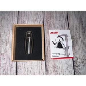 New Alessi Alfra Stainless Steel Vintage 18/10 Cocktail Shaker Italy Miniature - Picture 1 of 11