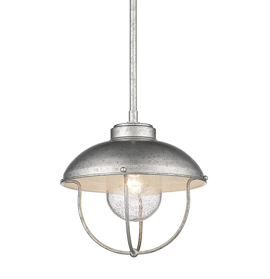 Уличный кулон Z-Lite 590P Ansel 11 дюймов ширина - оцинкованный - Изображение 1 из 4