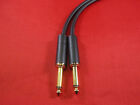 Canare GS6, GS-6 1/4 TS to TS Audio Cable 25Ft, BLACK.
