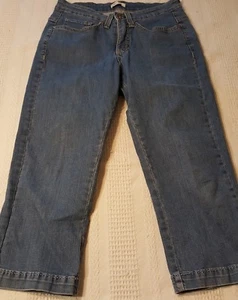 Lee Jeans size 6-M (28X20) blue 2% spandex youth zipper/button 5 pockets - Picture 1 of 9