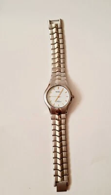 Reloj Michele Vintage Resistente al Agua Hombre Tono Plateado (K4) Foto 1 de 4