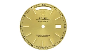 Rolex Day-Date Zifferblatt goldfarben Durchmesser 28,50 mm Uhrenzubehör 842438 - Bild 1 von 1