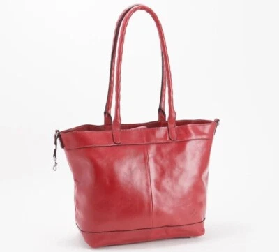Patricia Nash Mallory Convertible Leather Tote - Scarlet NWT GORGEOUS!! - Image 1 of 4