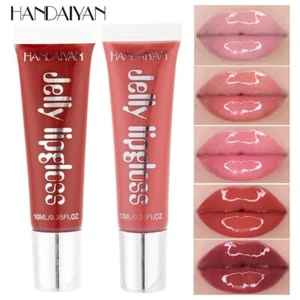 Lip Gloss HANDAIYAN Waterproof Moisturizing Long lasting Lipsticks Gel 2/3 Packs - Picture 1 of 58