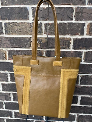 NUEVO CON ETIQUETAS HAMMITT Otis Bolso de Mano Golden Valley Tostado Bolso de Hombro Cuero $495 Foto 1 de 4