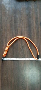 Paracord ID Badge Lanyard with Safety Clasp & Metal Clip Handmade in the USA - Picture 1 of 2