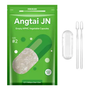 Leerkapseln Gr. 2 Vegan Vegetarisch 1000 Stk. HPMC Leere Kapseln Transparent - Bild 1 von 11