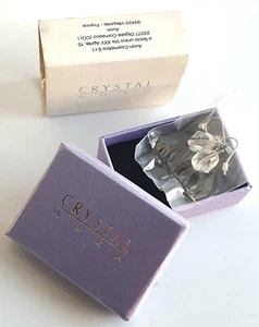 Vintage Avon Swarovski Crystal Aura Pierced Earrings BNIB Discontinued Sealed - Picture 1 of 7