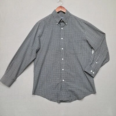 Camisa de vestir Croft & Barrow de corte clásico Essentials para hombre manga larga talla 16 32/33 Foto 1 de 4