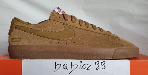 ASICS Nike Blazer Low GT x Supreme Tan 2016 9 5 US 43EUR