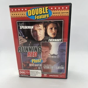 Running Red & Stealth Fighter DVD Double Feature Region 0 All Action Thriller - Picture 1 of 4