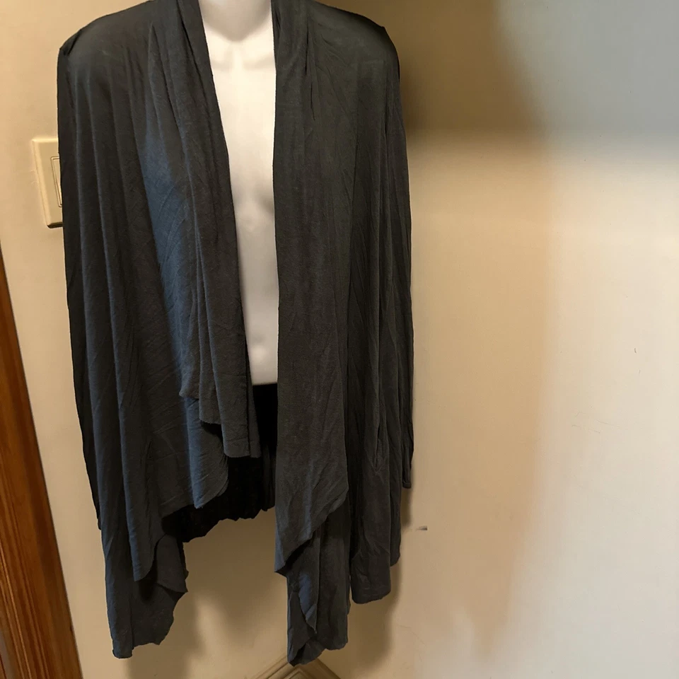 Cárdigan Helmut Lang Gris Asimétrico Mangas Largas Talla P S Foto 1 de 4