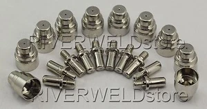 742.0016 Plasma Electrode 742.0083 Plasma Tip Nozzle & BINZEL PSB31KK Torch,20PK - Picture 1 of 1