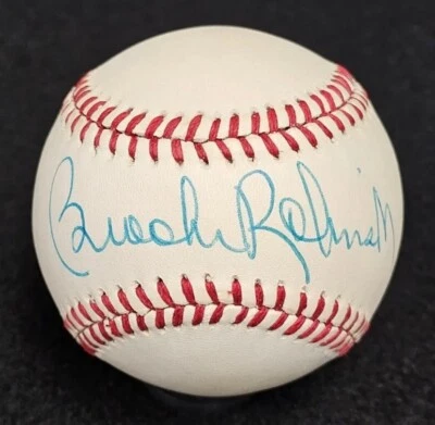 Brooks Robinson Signed Baseball PSA Baltimore Orioles HOF 1983 - Image 1 of 4