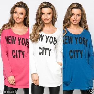 MINIVESTIDO OVERSIZE MANGA LARGA BOLSILLOS CREMALLERA TÚNICA JUMPER AZUL BLANCO ROSA 565  - Imagen 1 de 7