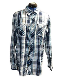Burnside Light Blue button down shirt Size Large - Picture 1 of 5