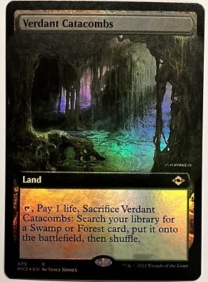 MTG Verdant Catacombs (Extended Art) | Modern Horizons 2 Foil NM - Image 1 of 2