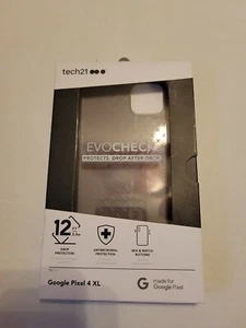 Tech21 Evo Check For Google Pixel 4 XL  Smokey Black - Picture 1 of 4