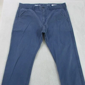 Gap Pants Mens W38 L32 Blue Slim Chino 1969 - Picture 1 of 8