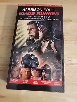 Brand New Sealed Blade Runner The Director's Cut VHS Tape Widescreen Edition  - Image 1 of 3