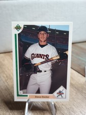 Steve Decker 1991 Upper Deck Star Rookie #25  (RC) San Francisco Giants 