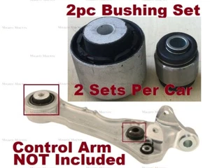 MPP002 2pc Bushings fit 2002 - 2008 Jaguar S-Type Front LowerControlArm Rearward - Picture 1 of 1