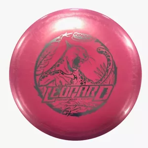 DISC GOLF INNOVA GSTAR LEOPARD LONG GLIDE FAIRWAY DRIVER 172g PINK W/ SILVER - Picture 1 of 1