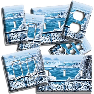 CATARATAS NIAGARA INVIERNO AZUL CASCADA CANADÁ INTERRUPTOR DE LUZ PLACA DE PARED DECORACIÓN - Imagen 1 de 34